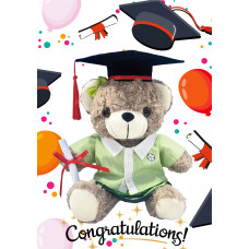 Graduation Teddy Bear (Girl)